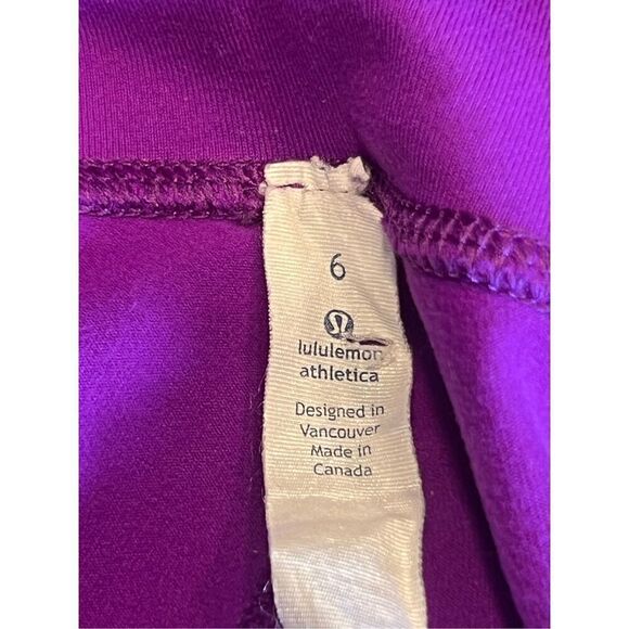 Lululemon wunder under 6 tender violet leggings yoga Pilates workout - Picture 3 of 5